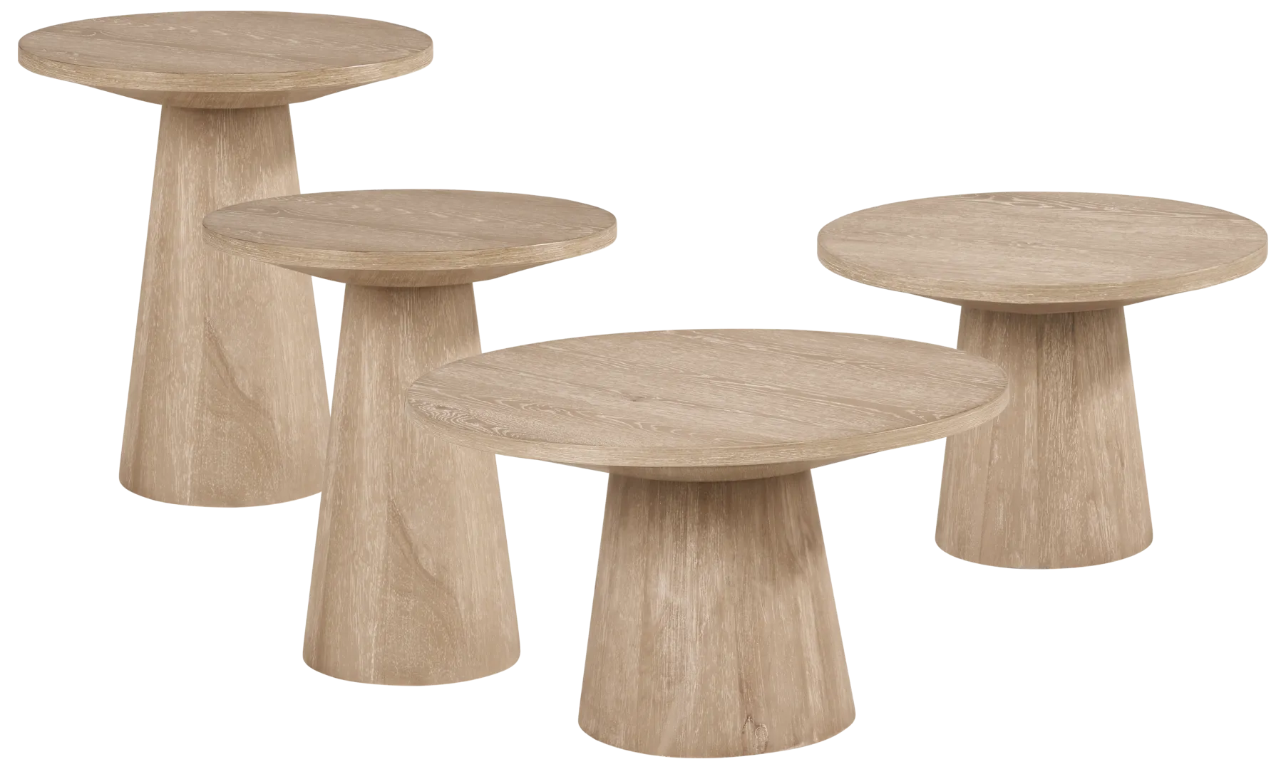 natural 4 pc table set