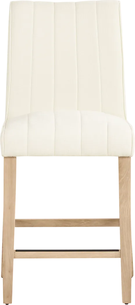Kendall Natural 3 Pc 48" Round Counter Height Dining Room with White Stools - Thumbnail - Image 7
