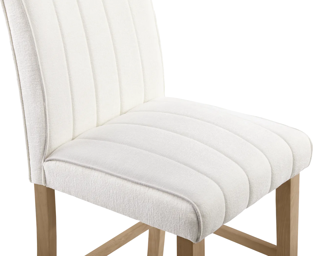 Kendall Natural 3 Pc 48" Round Counter Height Dining Room with White Stools - Thumbnail - Image 8