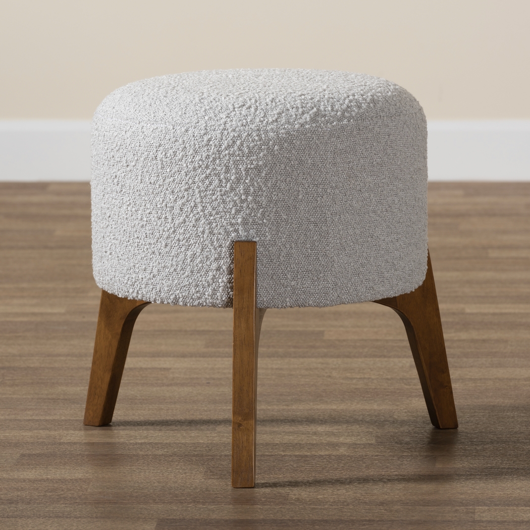 Kenelworth Light Gray Ottoman - Thumbnail - Image 3
