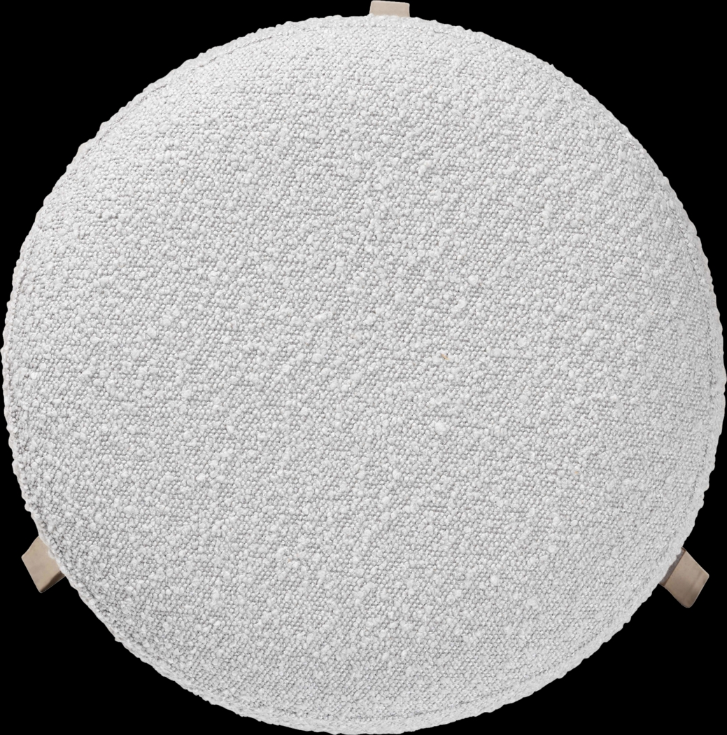 Kenelworth Light Gray Ottoman - Thumbnail - Image 5