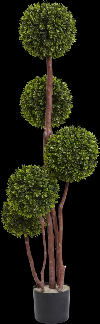 Kenia Green Boxwood Indoor/Outdoor Silk Tree - Thumbnail - Image 1