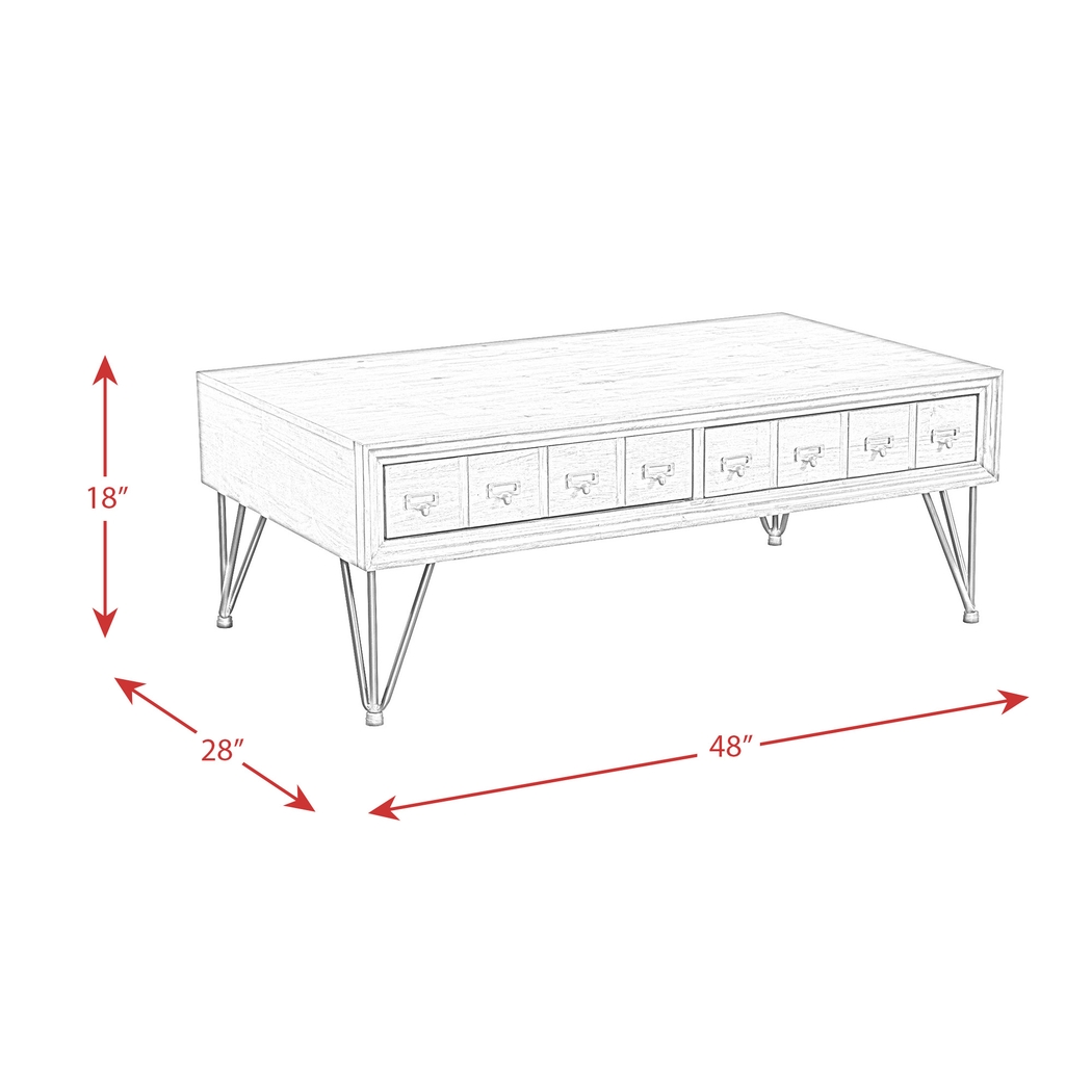 Kenilwood Brown Cocktail Table - Thumbnail - Image 9