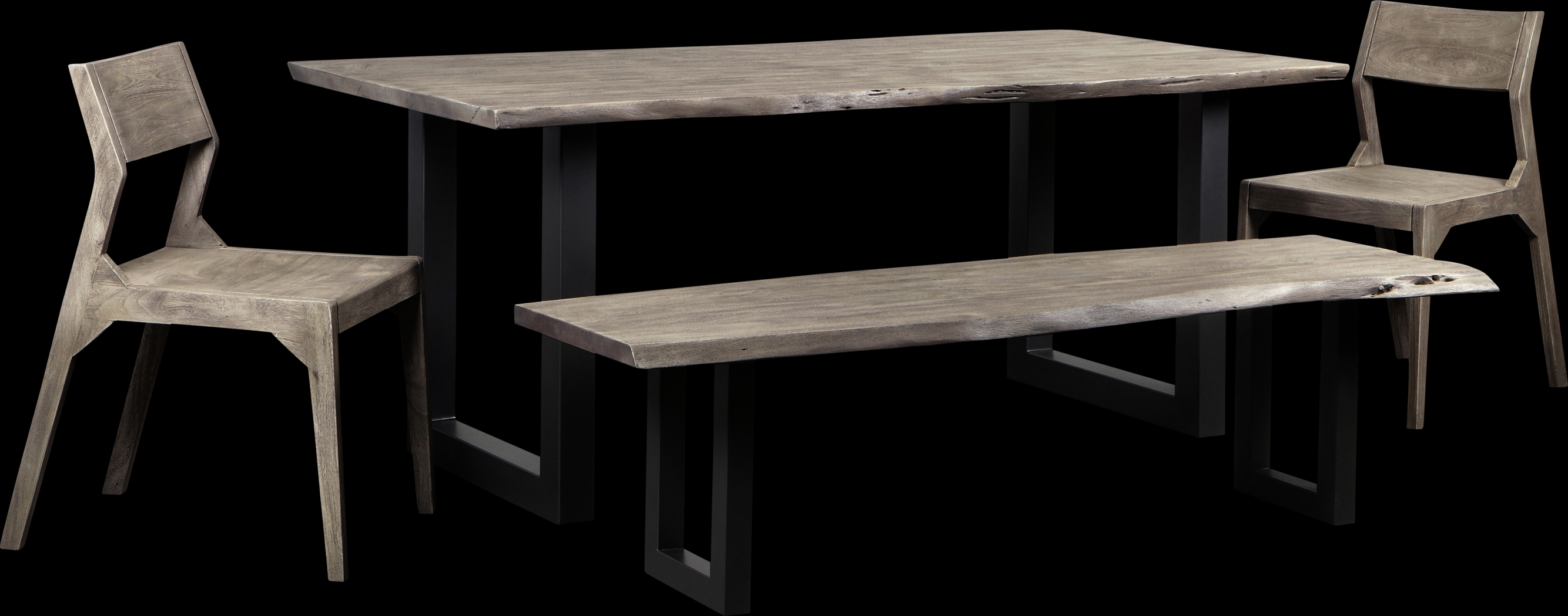 Kenion Gray Accent Bench - Thumbnail - Image 5