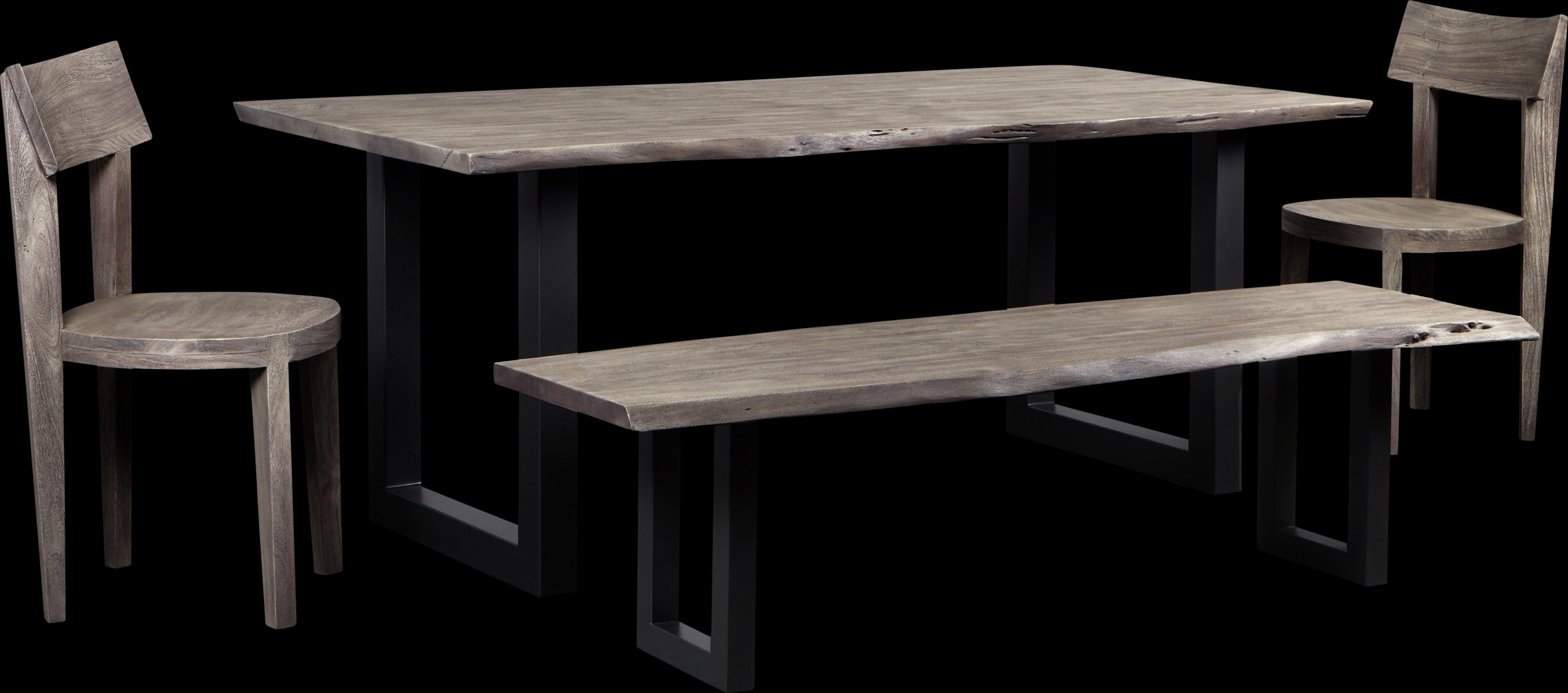 Kenion Gray Accent Bench - Thumbnail - Image 6