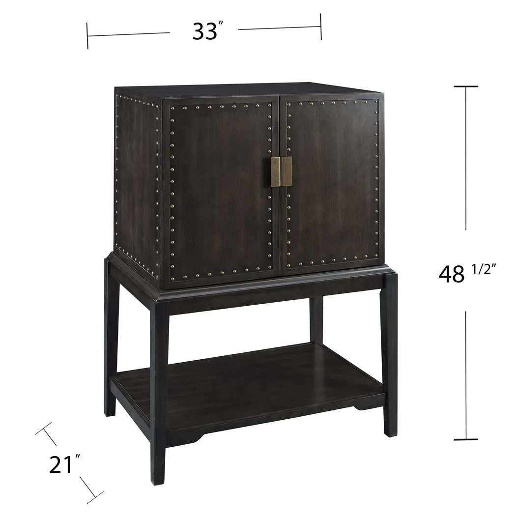Kenmare Brown Bar Cart - Thumbnail - Image 5