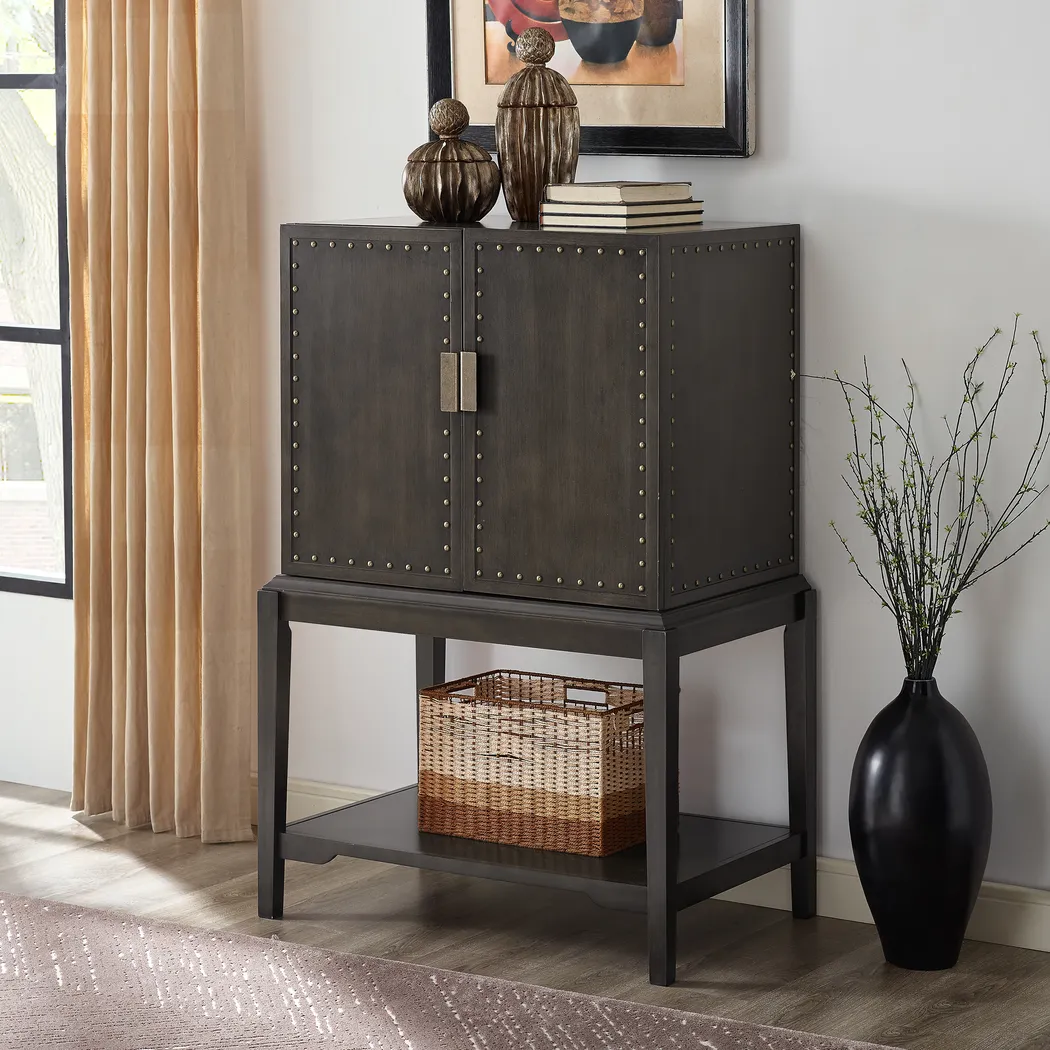 Kenmare Brown Bar Cart - Thumbnail - Image 6