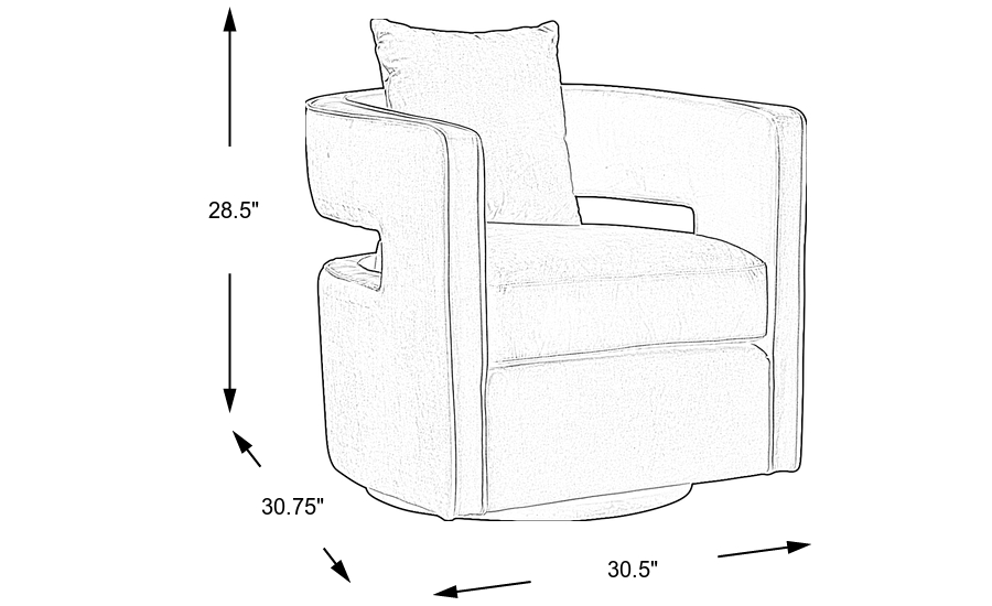 Dimension Image. Please refer to the Dimension Tab on this page for dimension details.