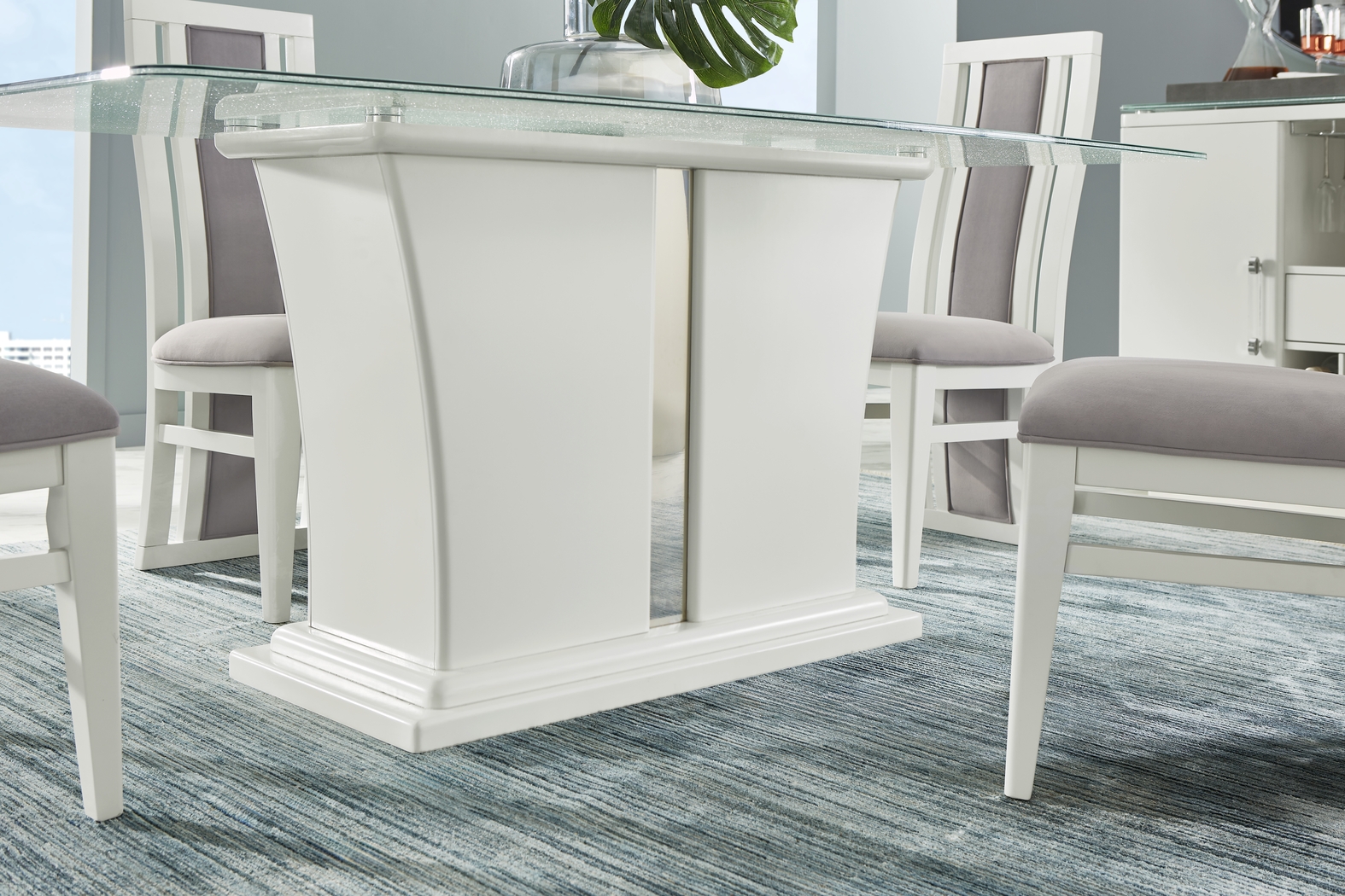 Kennedy Park White 5 Pc Dining Room - Thumbnail - Image 3
