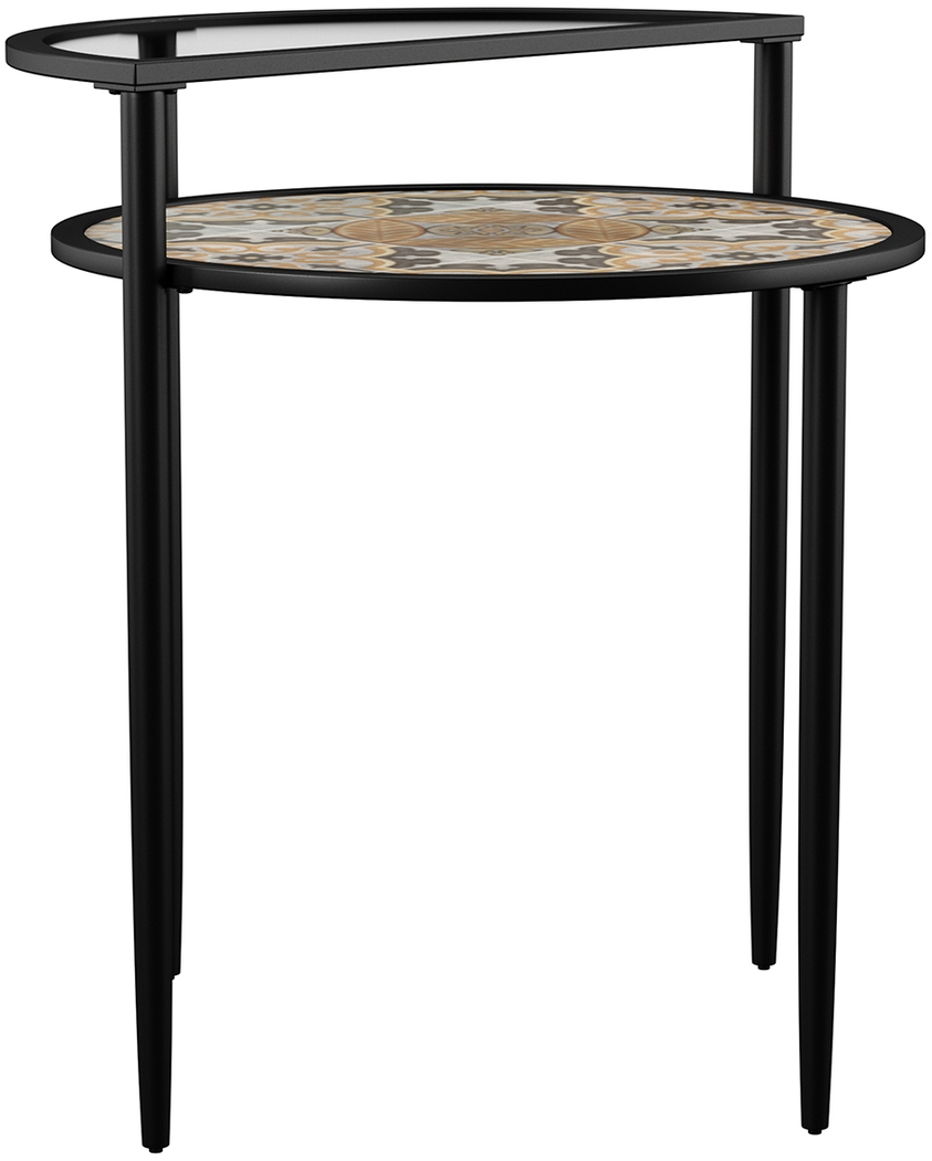 Outdoor Kennilworth Black Accent Table - Thumbnail - Image 2