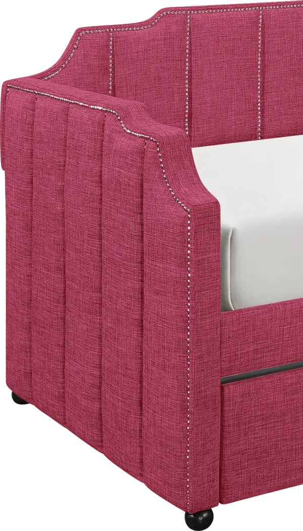 Kennis Pink Daybed with Trundle - Thumbnail - Image 2