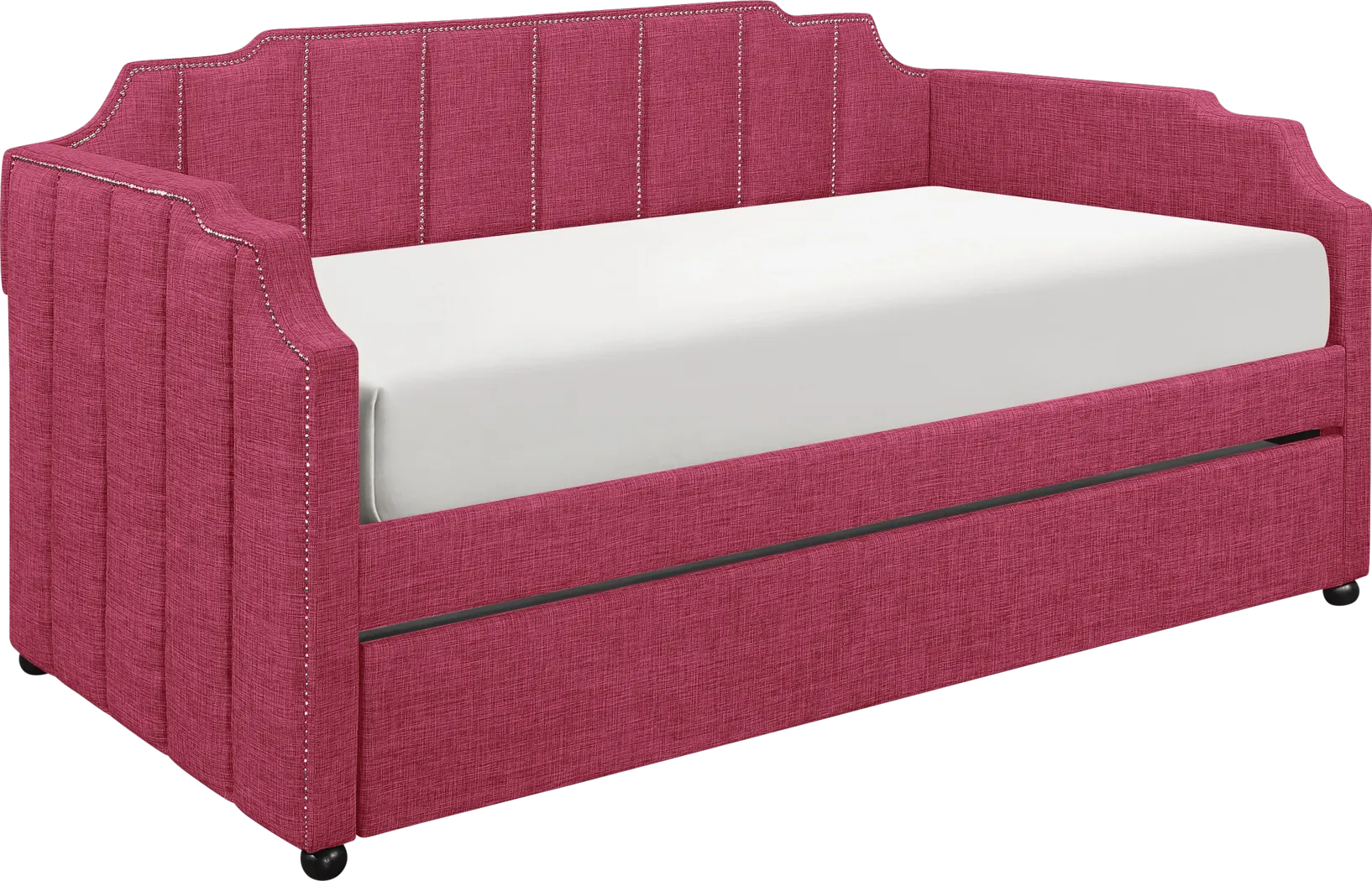 Kennis Pink Daybed with Trundle - Thumbnail - Image 1