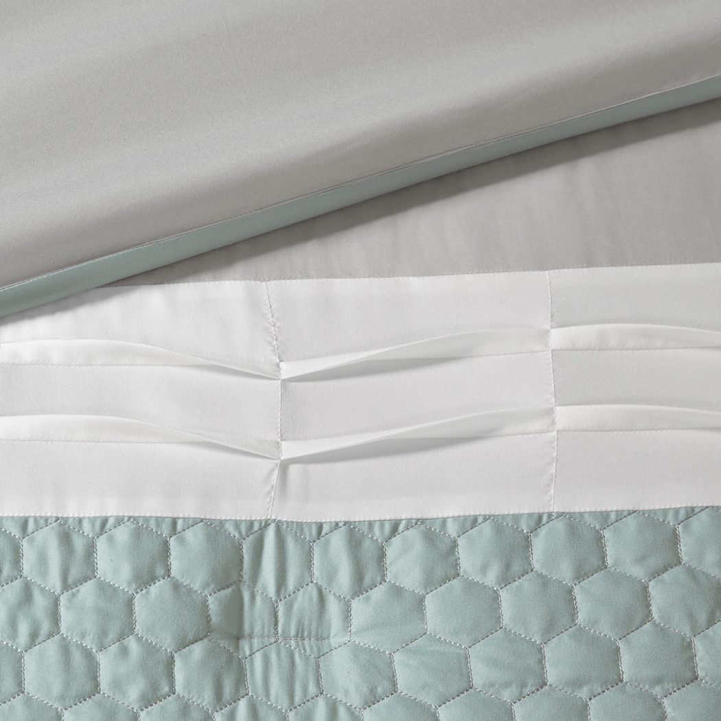 Kennuth Seafoam 8 Pc California King Comforter Set - Thumbnail - Image 6