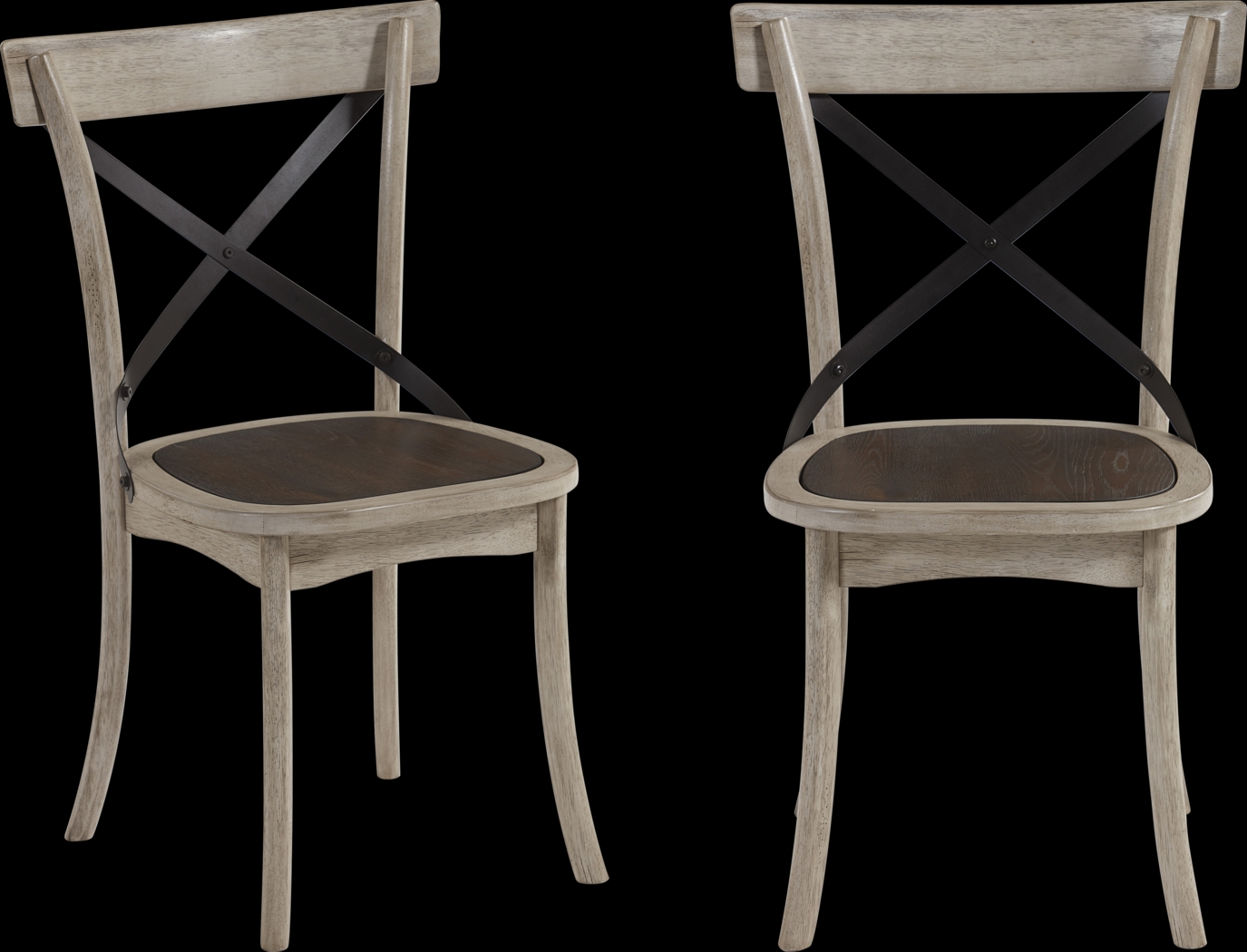 Kenoak Light Brown Dining Chair, Set of 2 - Thumbnail - Image 1