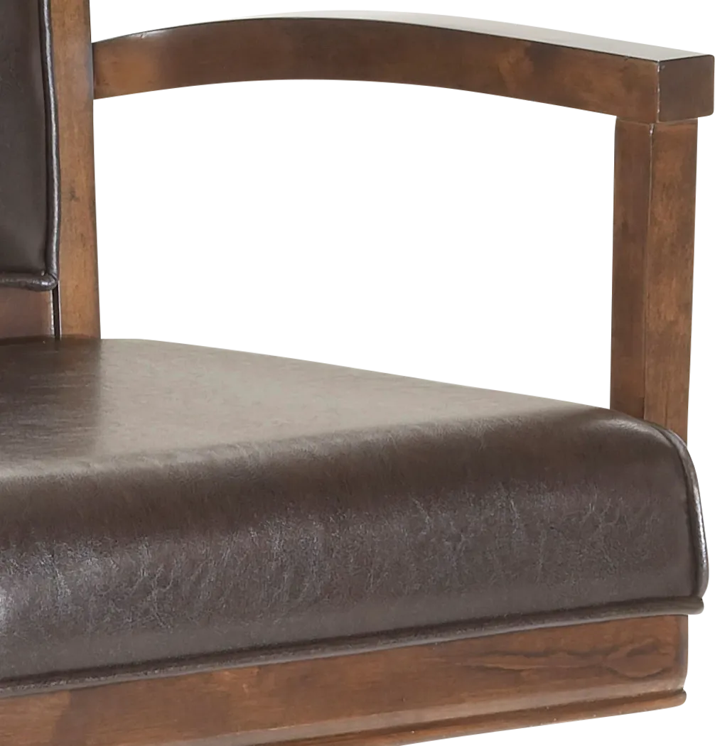Kenosha Brown Swivel Counter Height Stool - Thumbnail - Image 2