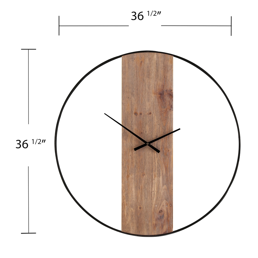 Kensingshire Black Wall Clock - Thumbnail - Image 7