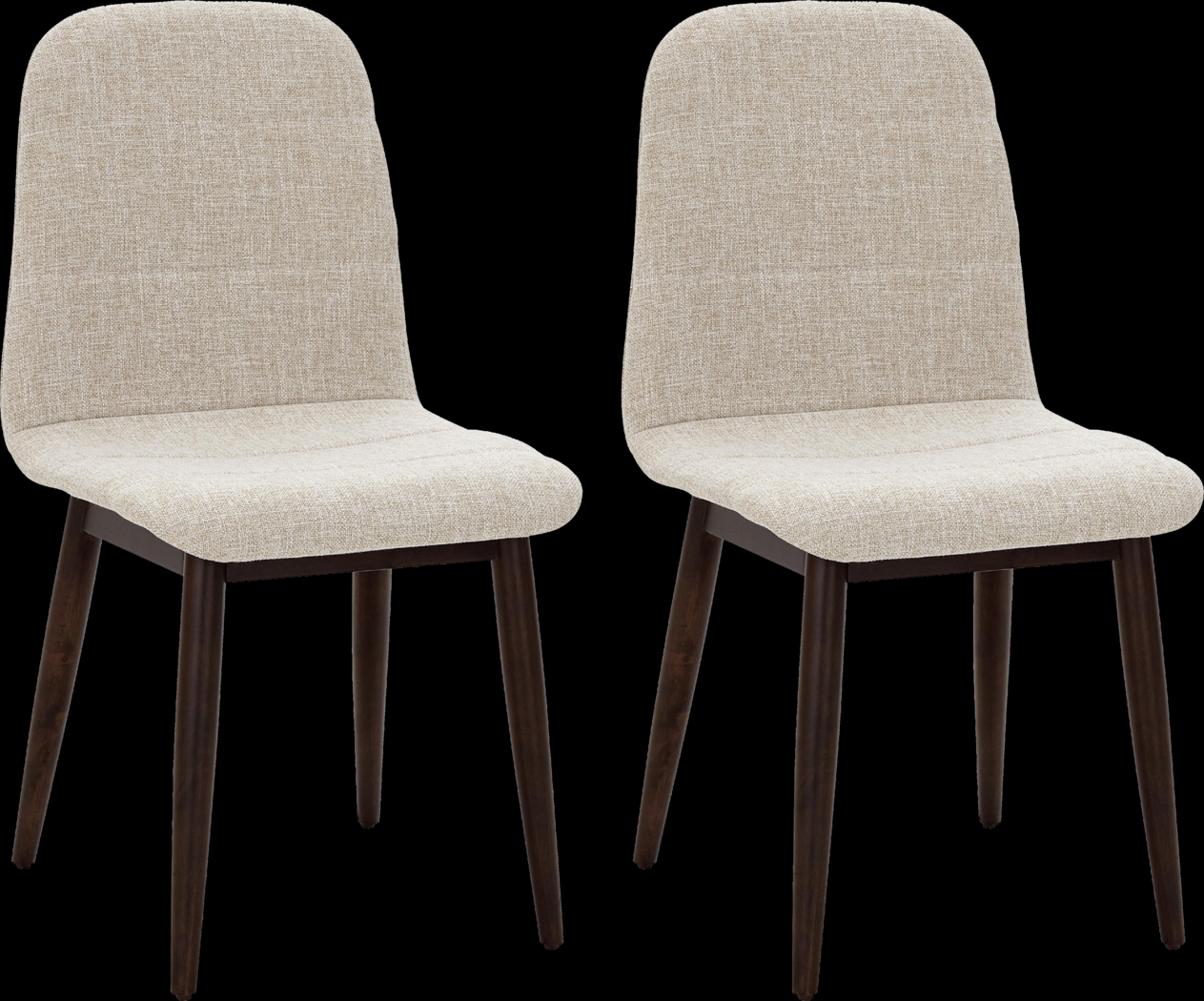 Kentia Beige Dining Chair, Set of 2 - Thumbnail - Image 1