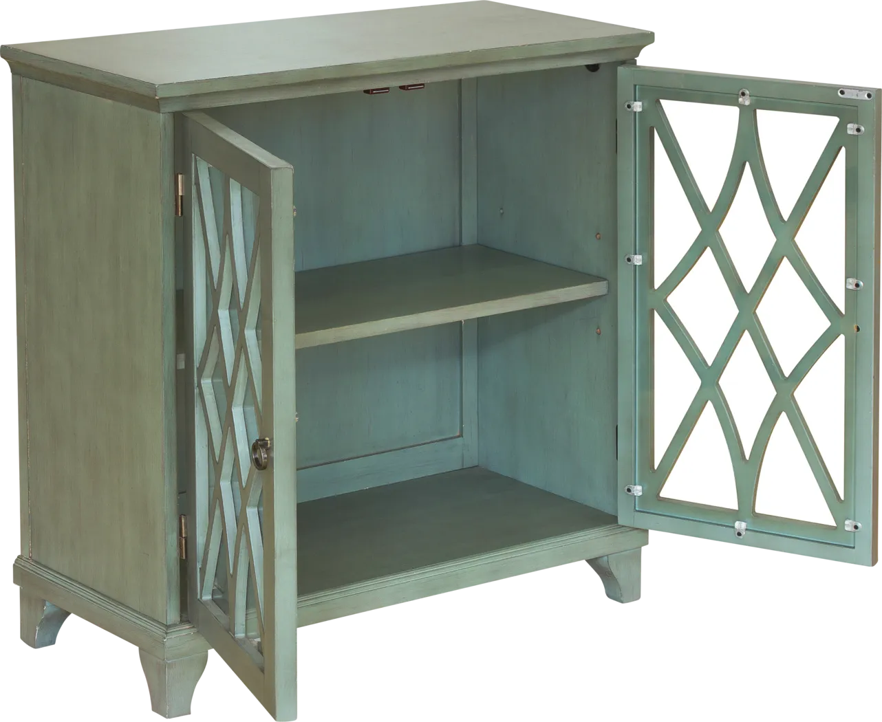 Kentland Green Accent Cabinet - Thumbnail - Image 2