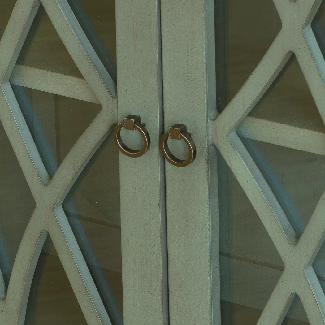 Kentland Green Accent Cabinet - Thumbnail - Image 5