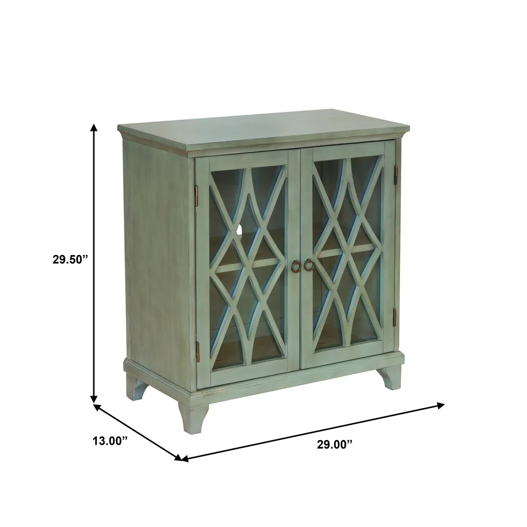 Kentland Green Accent Cabinet - Thumbnail - Image 9