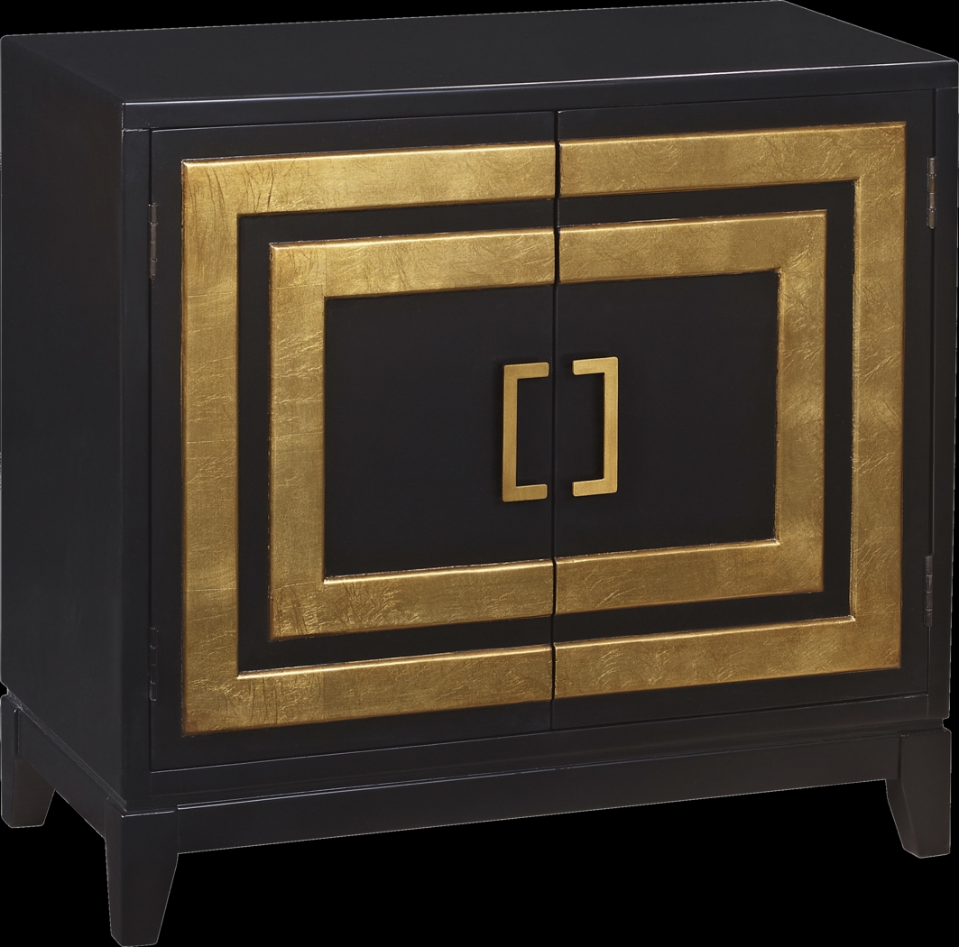 Kenton Black Accent Cabinet - Thumbnail - Image 2