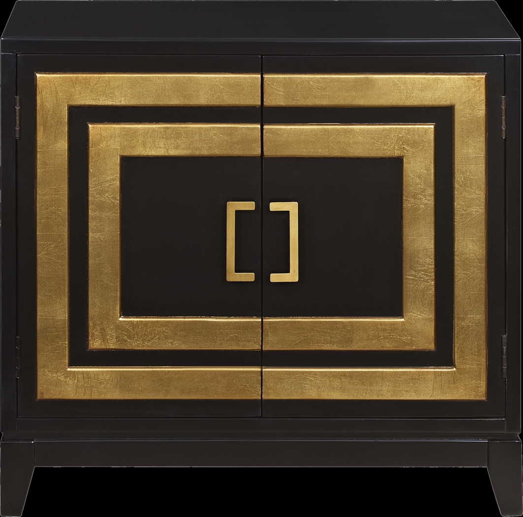 Kenton Black Accent Cabinet - Thumbnail - Image 1