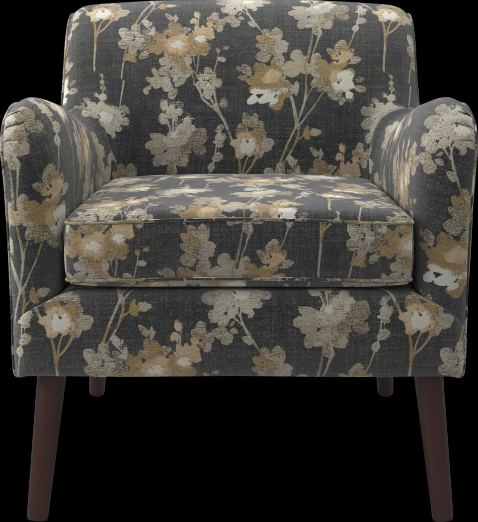 Kenvil Black Accent Chair - Thumbnail - Image 2