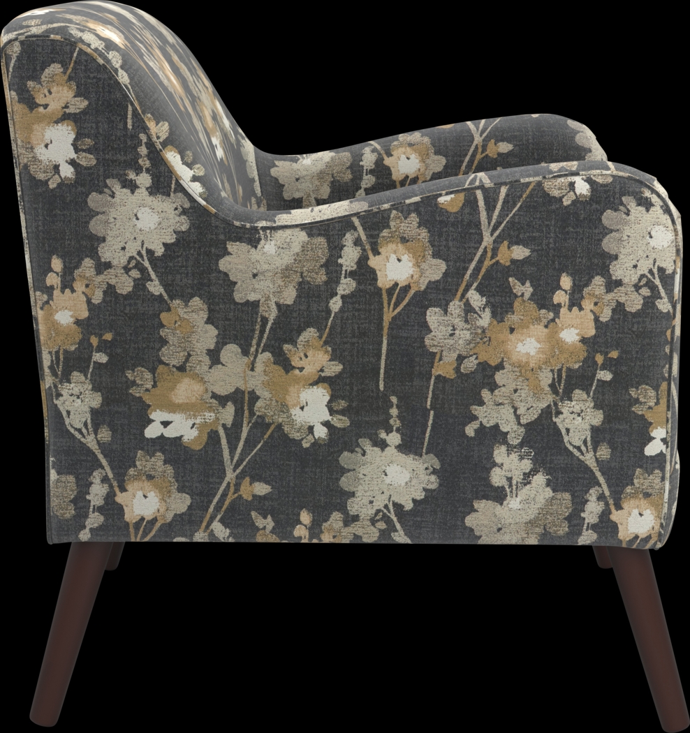 Kenvil Black Accent Chair - Thumbnail - Image 3