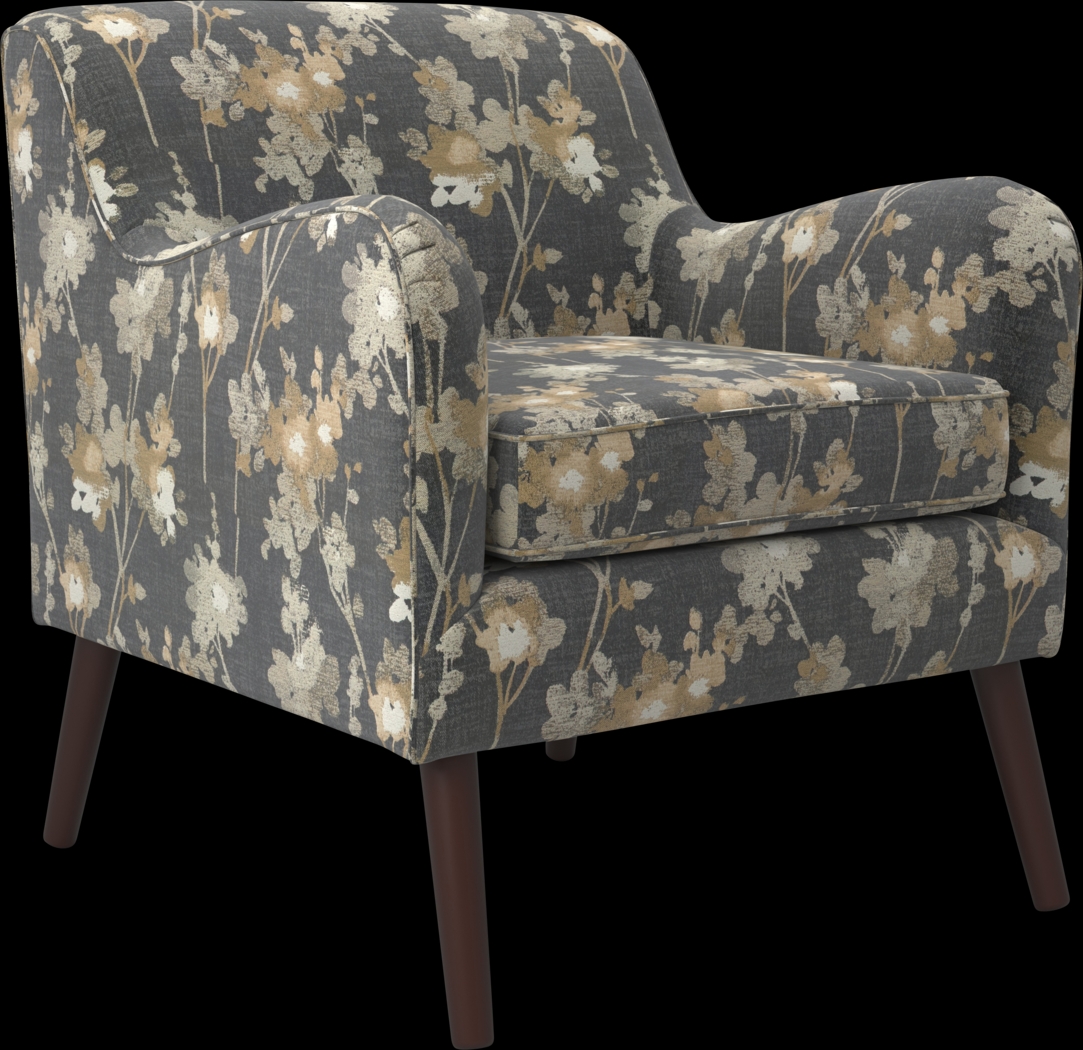 Kenvil Black Accent Chair - Thumbnail - Image 1