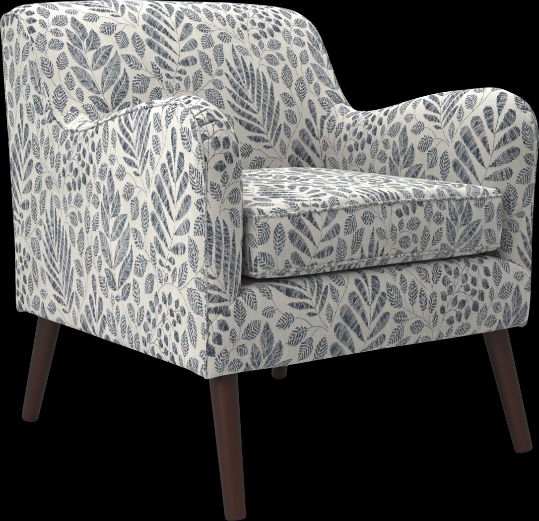 Kenvil Blue Accent Chair - Thumbnail - Image 1