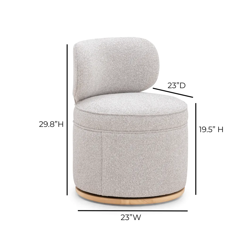 Keokolo Gray Desk Chair - Thumbnail - Image 6