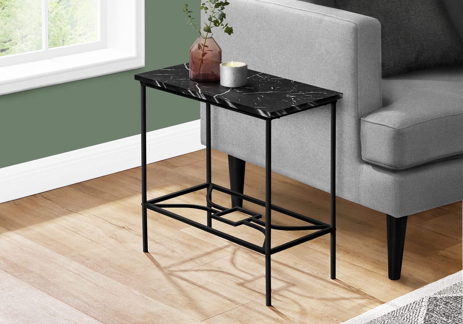 Keokuk Black Accent Table - Thumbnail - Image 3