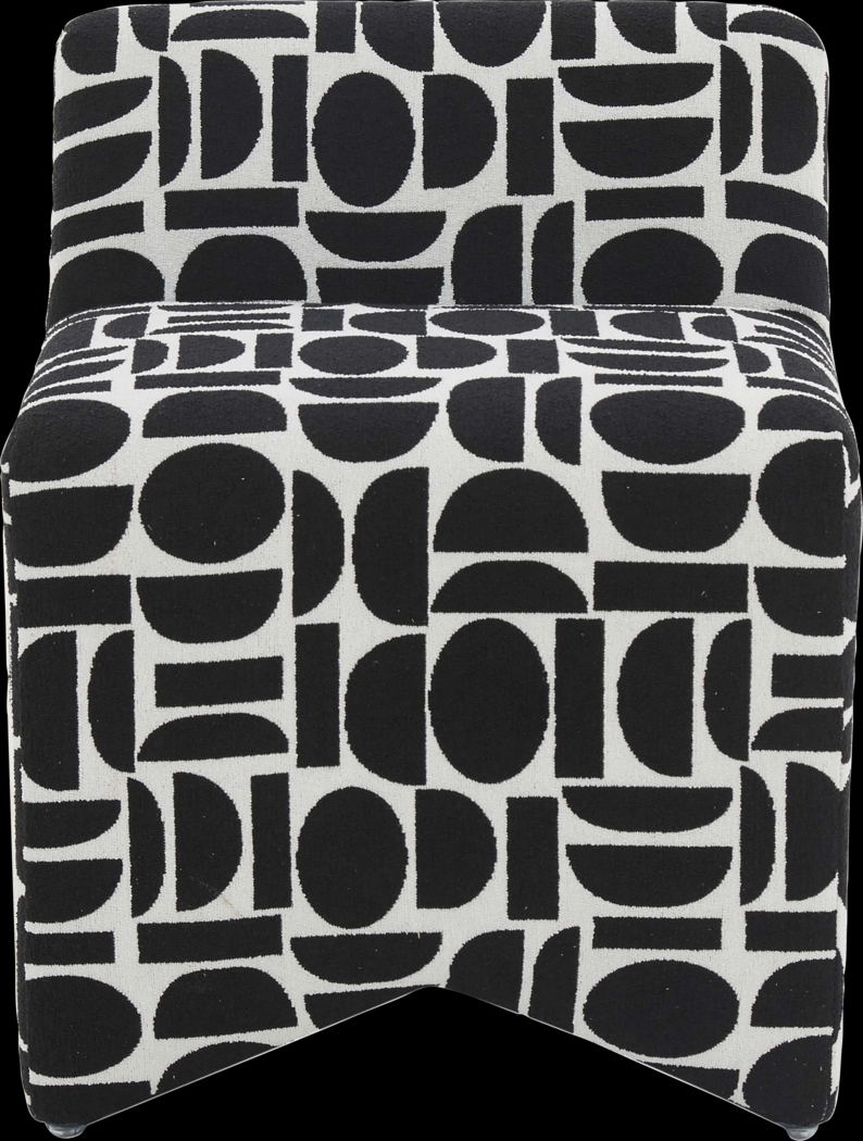 Kerge Black Accent Chair - Thumbnail - Image 6