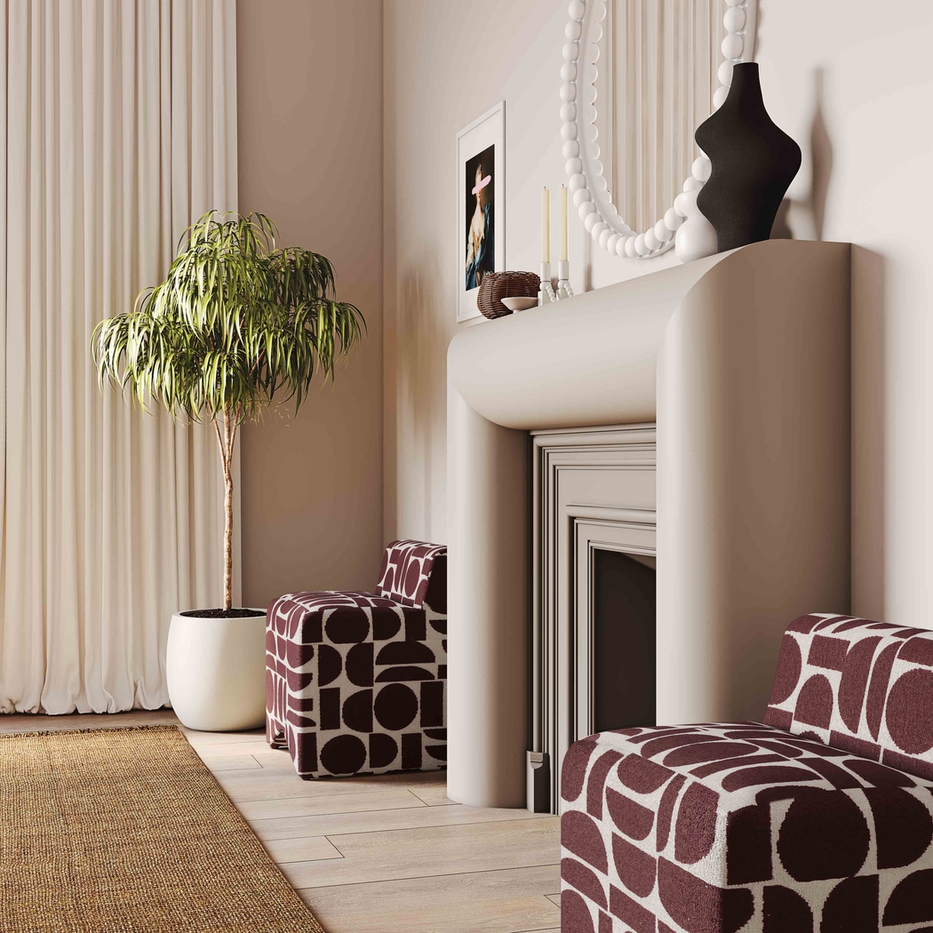 Kerge Brown Accent Chair - Thumbnail - Image 2