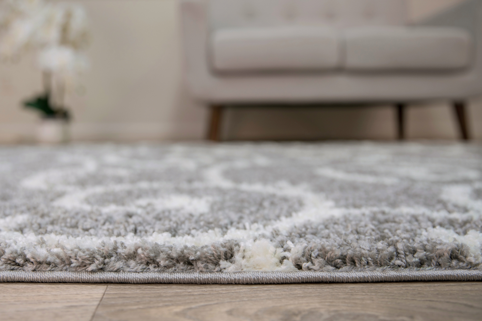 Kerli Gray 5'3 x 7'3 Rug - Thumbnail - Image 3