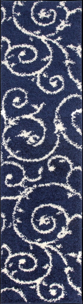 Kerli Navy 2' x 7'2 Runner Rug - Thumbnail - Image 1