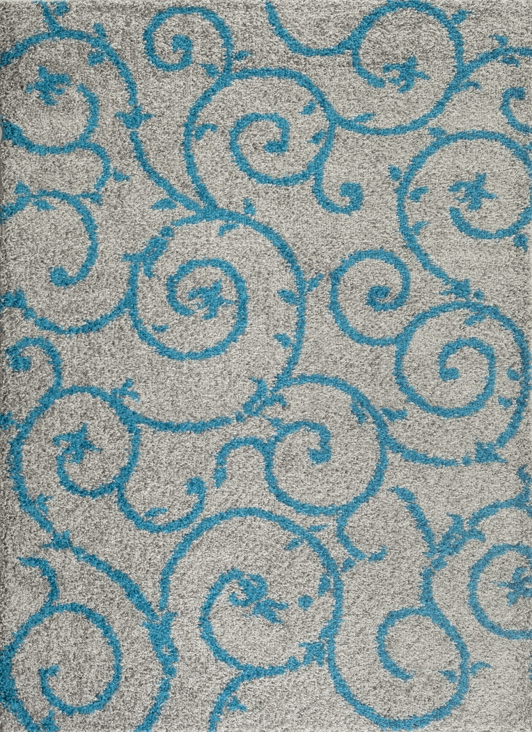 Kerli Turquoise 3'3 x 5' Rug - Thumbnail - Image 1