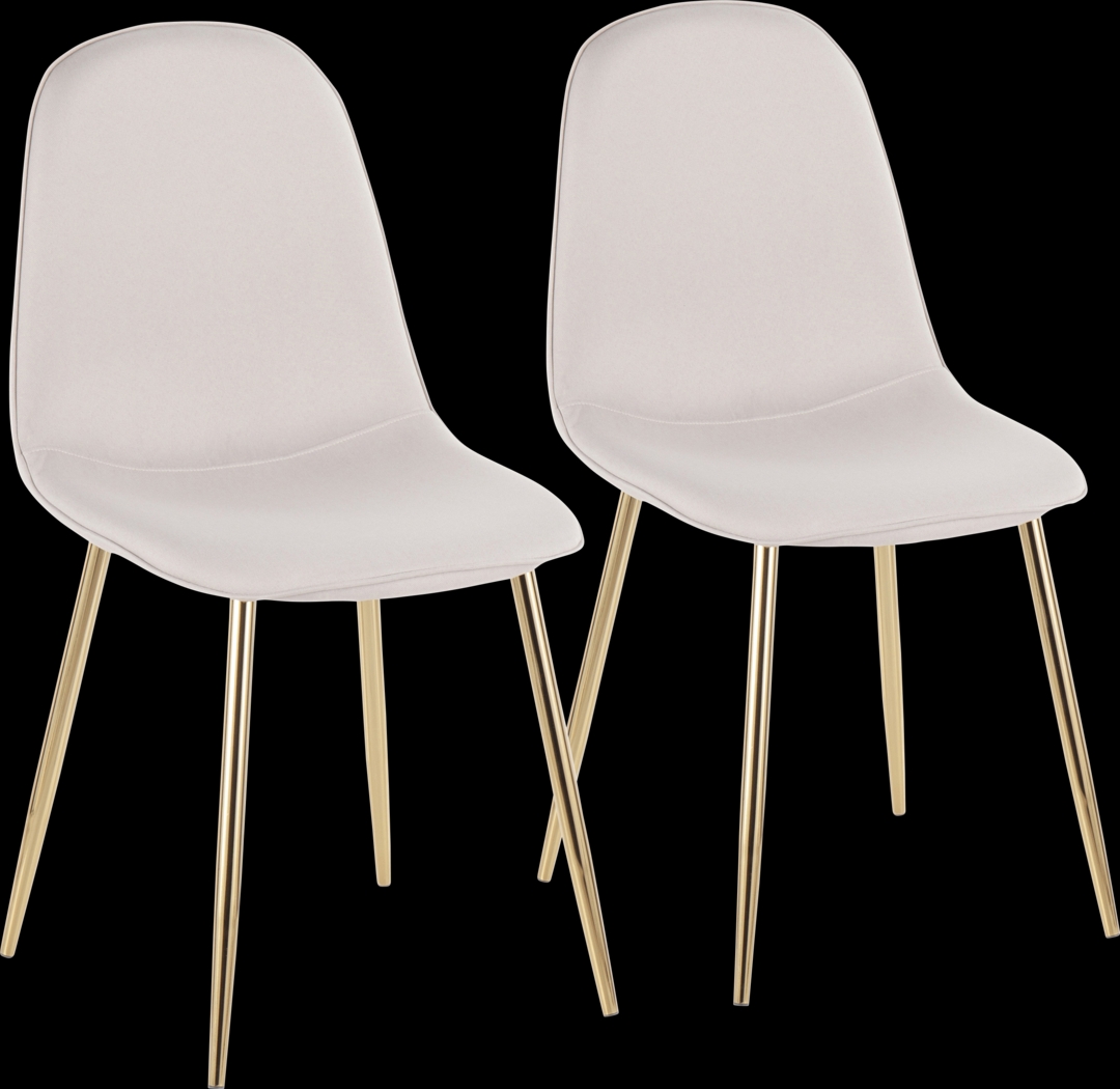 Kernack I Beige Side Chair, Set of 2 - Thumbnail - Image 1