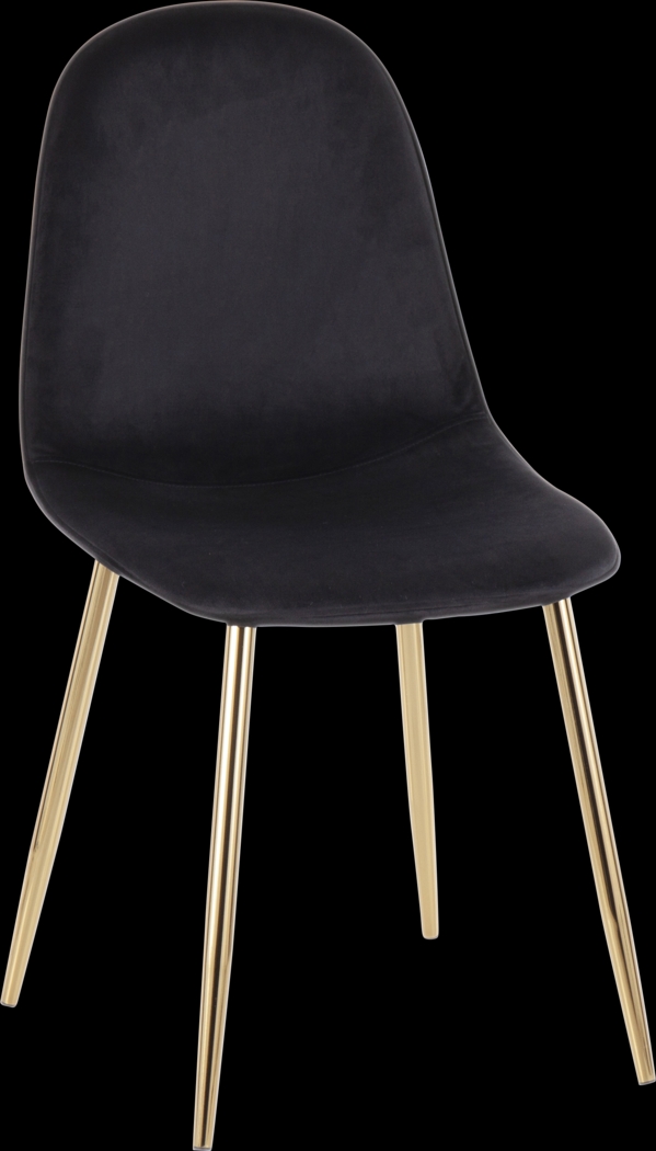 Kernack I Black Side Chair, Set of 2 - Thumbnail - Image 2