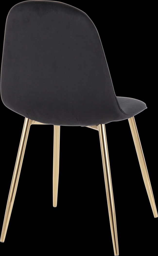 Kernack I Black Side Chair, Set of 2 - Thumbnail - Image 4