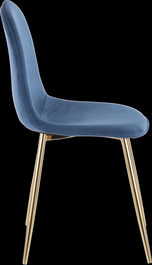 Kernack I Blue Side Chair, Set of 2 - Thumbnail - Image 3