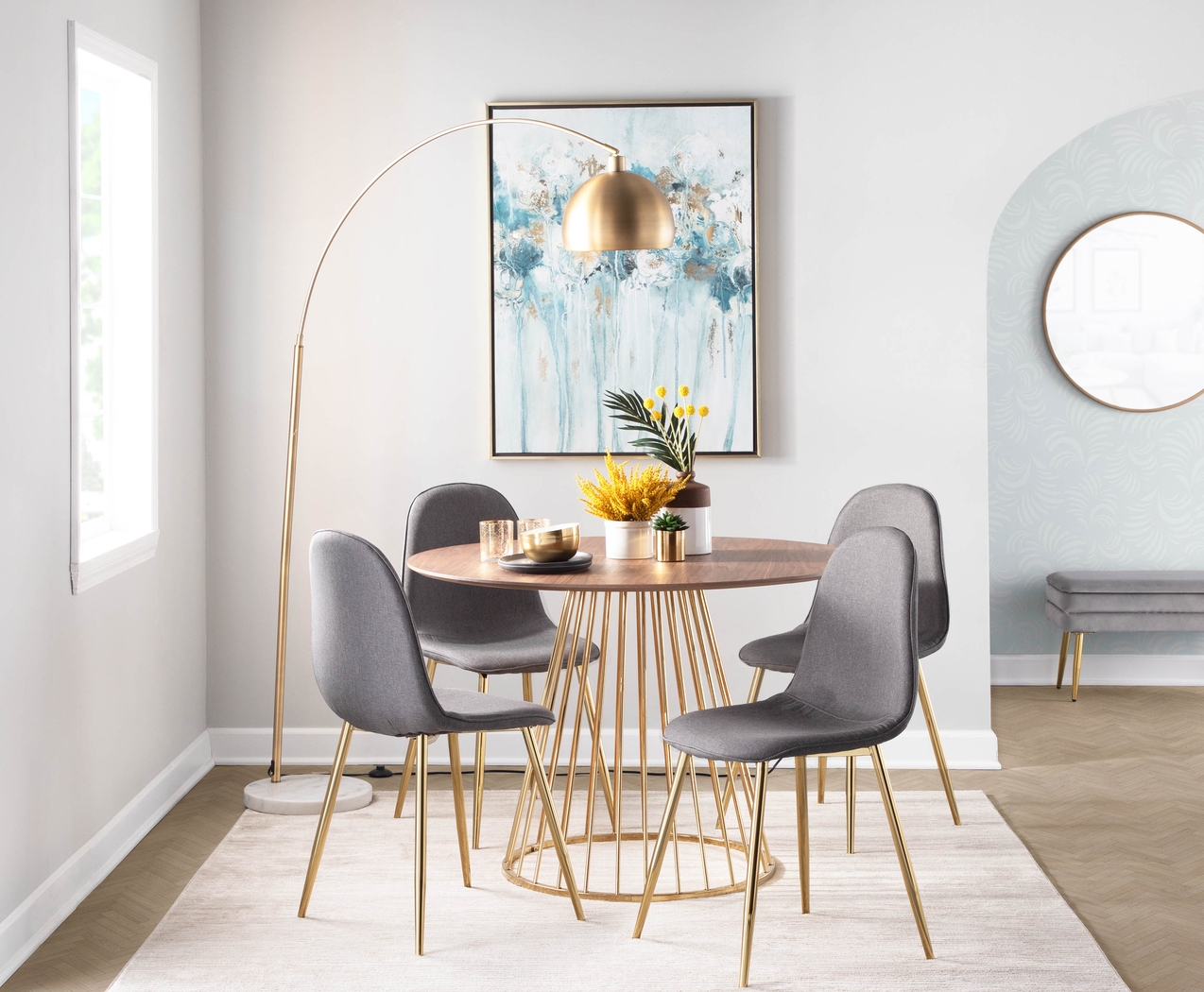 Kernack I Charcoal Side Chair, Set of 2 - Thumbnail - Image 8