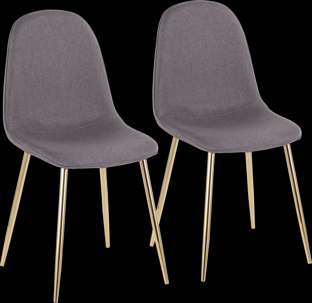 Kernack I Charcoal Side Chair, Set of 2 - Thumbnail - Image 1