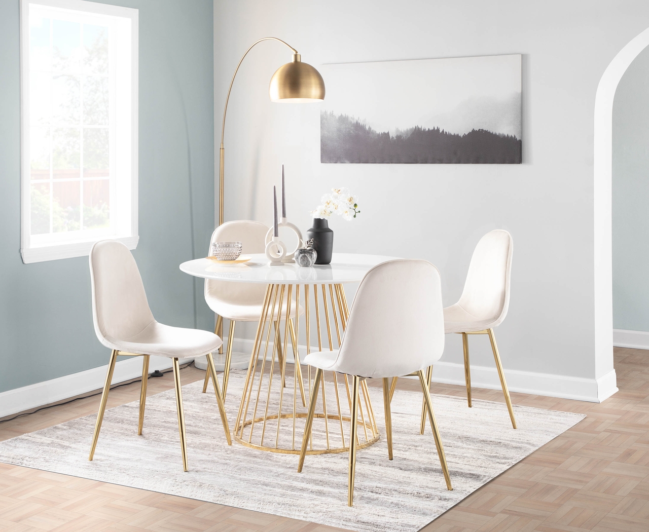 Kernack I Cream Side Chair, Set of 2 - Thumbnail - Image 8