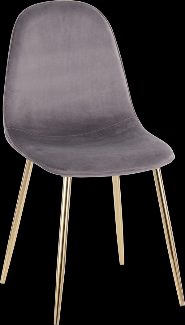 Kernack I Gray Side Chair, Set of 2 - Thumbnail - Image 2