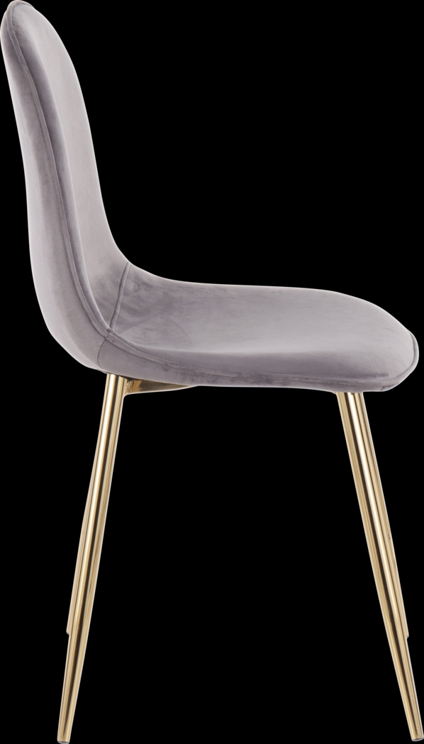 Kernack I Gray Side Chair, Set of 2 - Thumbnail - Image 3