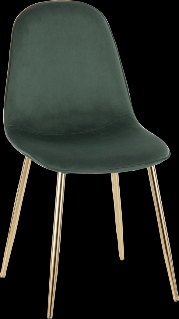 Kernack I Green Side Chair, Set of 2 - Thumbnail - Image 2