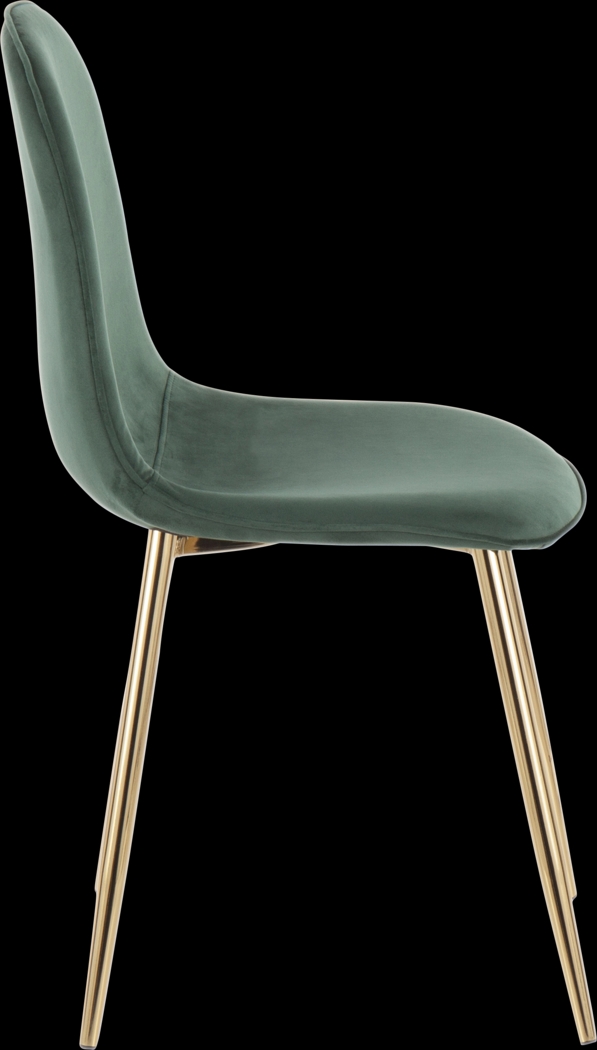 Kernack I Green Side Chair, Set of 2 - Thumbnail - Image 3
