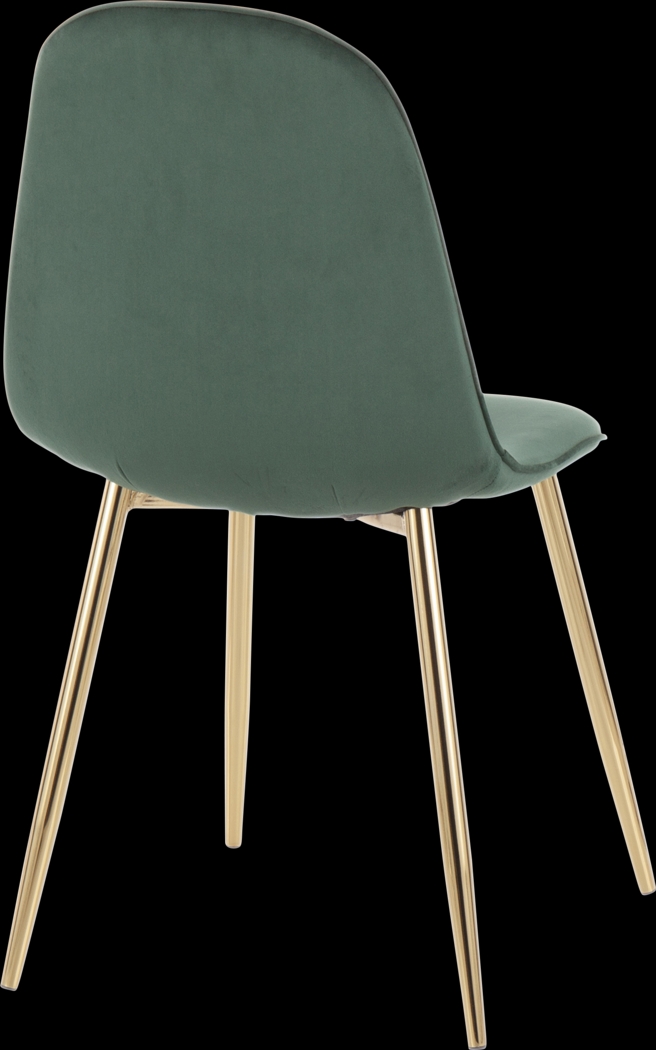 Kernack I Green Side Chair, Set of 2 - Thumbnail - Image 4