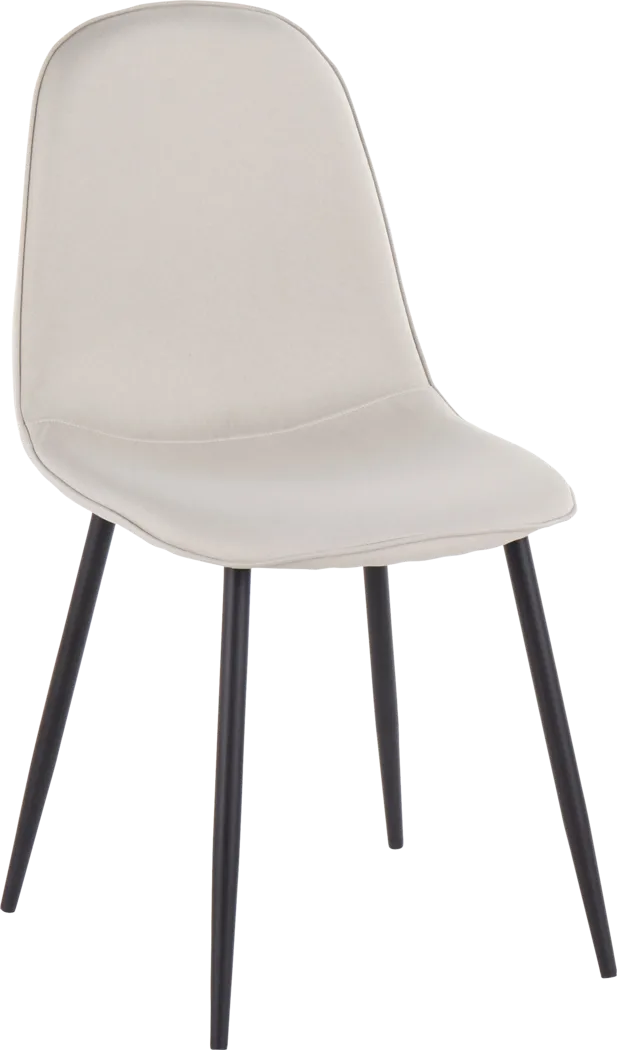 Kernack II Beige Side Chair, Set of 2 - Thumbnail - Image 2